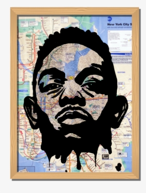 Kendrick Lamar - Dynomighty Men's Subway Map Mighty Case Tablet