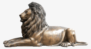 Bronze Horse Statue Png - Gold Lion Statue Png