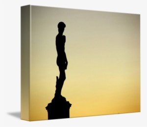Statue Of David Silhouette By Matthew Mills - Matt Mills