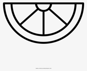 Orange Slice Coloring Page - Shire Of Dandaragan Logo