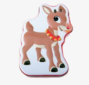 Rudolph's Reindeer Noses Cinnamon Candy - Boston America Rudolph Candy Tin