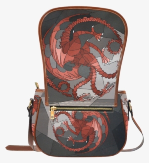 Sale Psylocke Genuine Waterproof Fabric Saddle Bags - House Targaryen