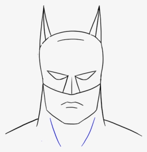 Drawn Face Batman - Batman Head Drawing Easy