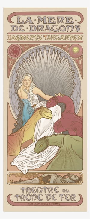 Art Nouveau New And Old - Alfons Mucha Style Drawing