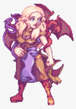 Daenerys Targaryen,pixel Art,game Of Thrones,fandoms - Pixel Art Daenerys