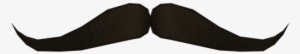 Realistic Mustache Png Clip Black And White - Mmd Moustache Dl