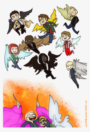 Lucifer Sam Winchester Castiel Cartoon Fictional Character - Supernatural Consulting Cannibal Angels