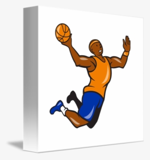 Basketball Player Dunking Ball Cartoon By Aloysius - Love Basketball Jerseys 21