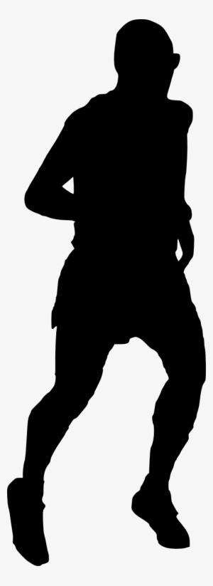 20 Man Running Silhouette - Portable Network Graphics