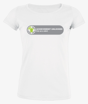 Achievement Unlocked T-shirt Stella Loves Girlie Weiß