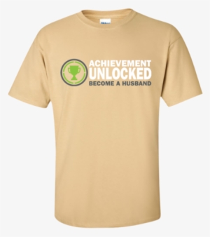 Achievement Unlocked Husband - Beta Theta Pi Lettered T-shirts