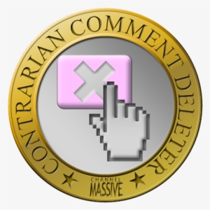 Contrarian Comment Deleter Badge - Hand Cursor
