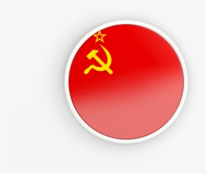 Soviet Union Round Flag