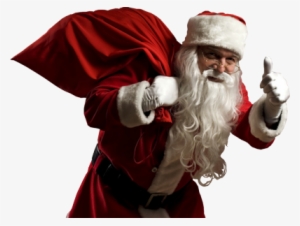 Santa With Bag Psd - Christmas Thumbs Up Gif