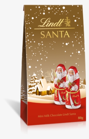 Lindt Mini Santa Bag - Lindt Santa
