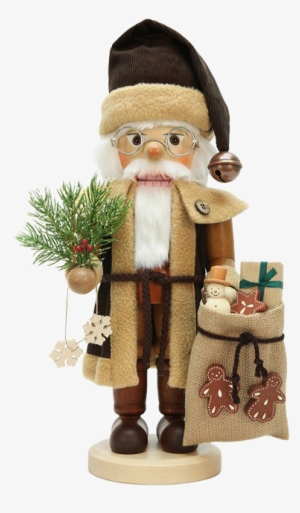 Christian Ulbricht Nutcracker - Santa With Bag - Natural