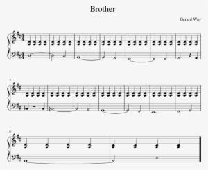Brother Sheet Music Composed By Gerard Way 1 Of 1 Pages - Irobot Sheet Music Jon Bellion
