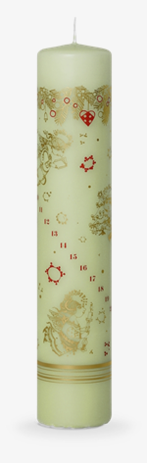 Christmas Tales Advent Candle Green Ø5 * - Bjørn Wiinblad Advent Calendar Candle 2017