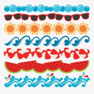 Summer Borders Png - Summer Line Border Clipart