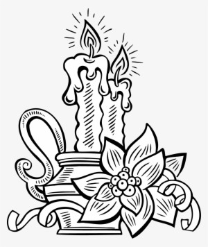 Graphic Freeuse Coloring Pages Ideas Candles - Velas Navideñas Para Colorear
