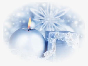 Silver Magical Christmas Png Silver Christmas Candle - Un Noël En Amoureux