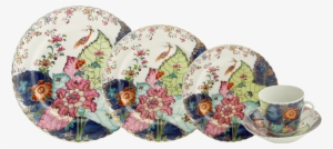 Mottahedeh Tobacco Leaf Dessert Plate