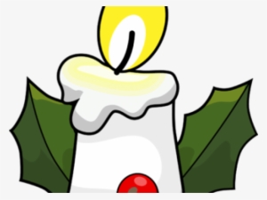 Christmas Candle Clipart - Clip Art