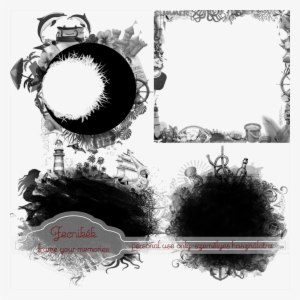 Summer Overlays And Border - Circle