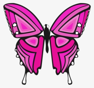 Pink Purple Butterfly Sticker Pictures Png Pink Purple - Butterfly Sticker Png