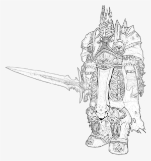 World Of The Lich King Sketch By - World Of Warcraft Lich King Drawing