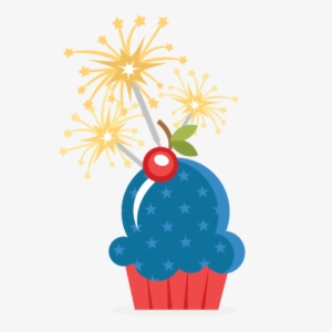 Cupcake Clipart July 4th - 4th Of July Cupcake Png