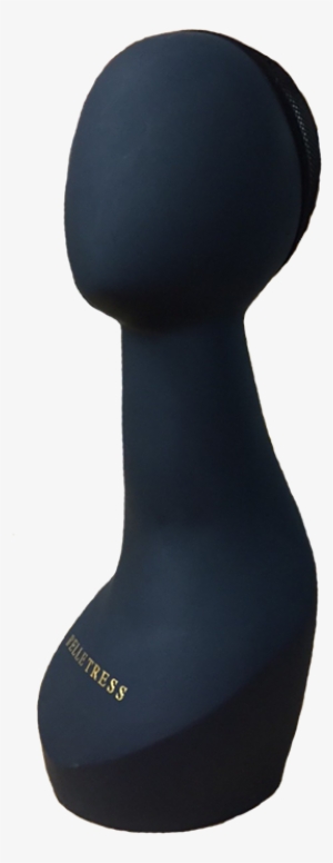Belletress Smooth Mannequin Head In Slate - Head