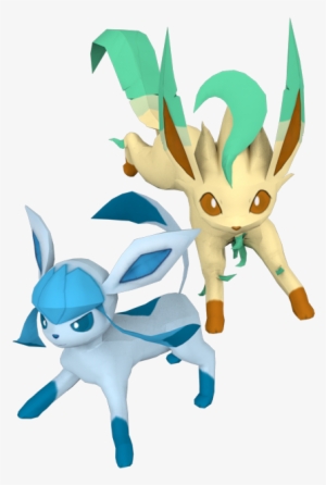 Download Zip Archive - Leafeon And Glaceon Figures