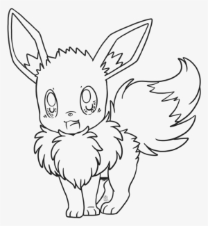Eevee Free To Use Lineart - Drawing
