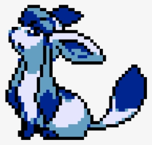 Glaceon - Pokemon Pixel Art Glaceon