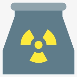 It Is A Basic Picture Showing A Nuclear Power Plant - Radioactive
