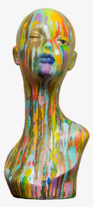 Acrylic On Mannequin Bust - Visual Arts