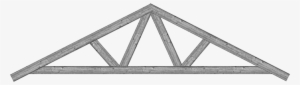 Transparent Building Truss - Roof Truss Clipart
