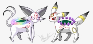 Espeon And Umbreon Png Clipart Free Stock - Umbreon And Espeon Base