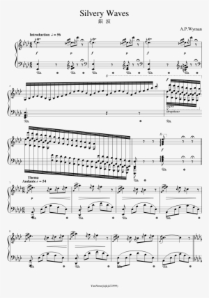Silvery Waves Sheet Music Composed By A - Sheet Music