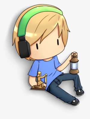 Pewdiepie In Amnesia By Drawn - Pewdiepie Cartoon Fanart