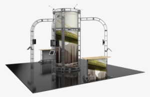 Vesta Truss Display - Vesta Orbital Express Truss 20x20 Modular Island Exhibit