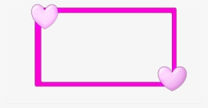 2nd Free Border - Pink Transparent Border Frame