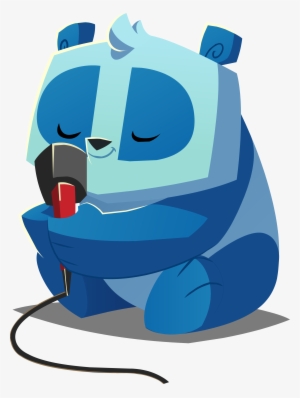 Panda With Microphone - Giant Panda