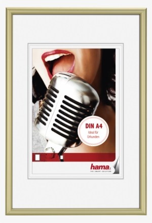 "chicago" Aluminium Frame, Golden, 21 X - Singing