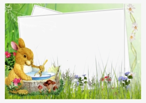 View Full Size - Easter Bunny Photo Frame