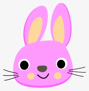 Collection Of Pink Rabbit High Quality - Rabbit Face Clip Art