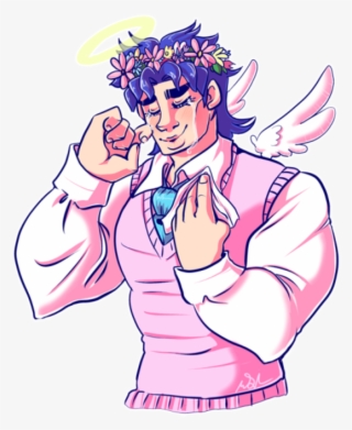 Dio Brando Clothing Woman Pink Facial Expression Fictional - Jojo's Bizarre Adventure Flower