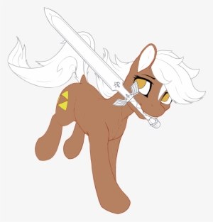 Earth Pony, Epona, Female, Mare, Master Sword, Mouth - Epona