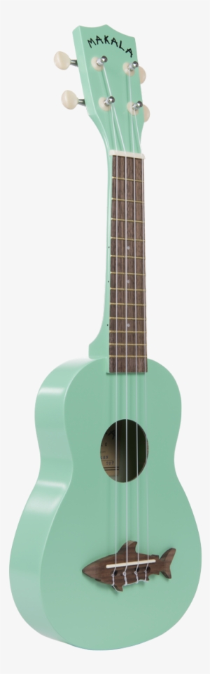 Green Shark Bridge Soprano Uke - Shark Ukulele